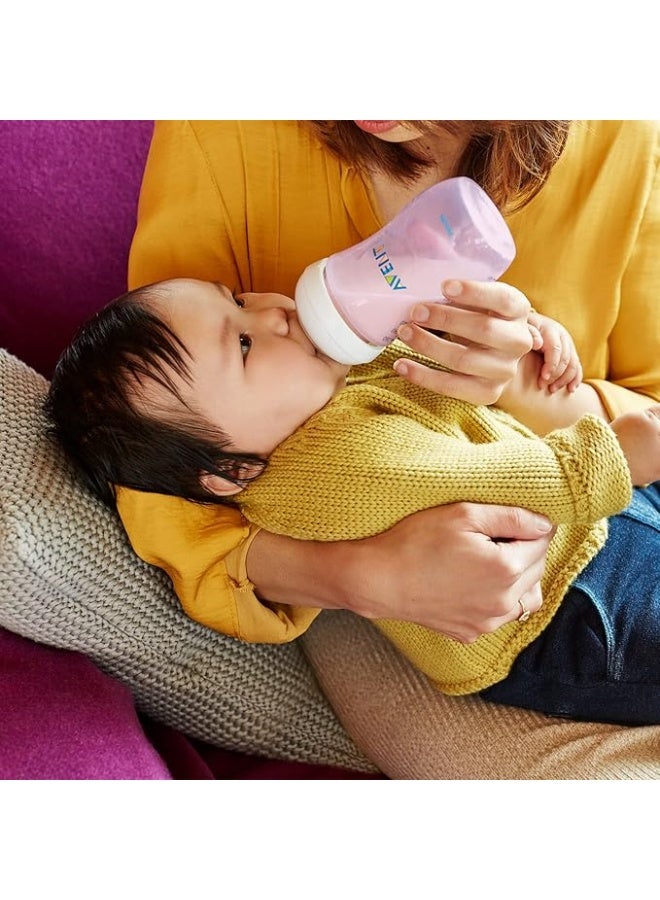 آفينت زجاجة رضاعة فيليبس أفنت ناتشورال 260 مل (عبوة 2) – سهلة الدمج مع الرضاعة الطبيعية بتصميم يحاكي الالتقام الطبيعي للرضيع - Image 2
