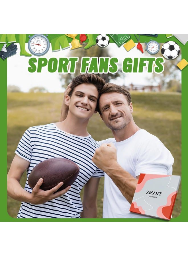 Zmart Funny Socks Silly Socks Football Socks Men Rugby Socks, Fantasy Football Gifts Football Gifts For Men Football Coach Gifts Rugby Gifts Football Fan Gifts, Football Gray, M - Image 5