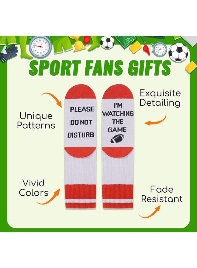 Zmart Funny Socks Silly Socks Football Socks Men Rugby Socks, Fantasy Football Gifts Football Gifts For Men Football Coach Gifts Rugby Gifts Football Fan Gifts, Football Gray, M - Image 4