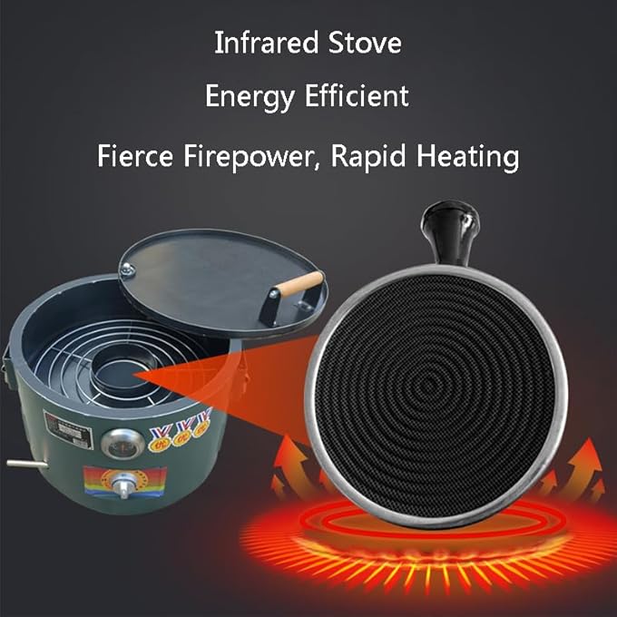 rayihni Commercial Biscuit Stove Gas Biscuit Filling Stove Steamed Bun Oven Infrared Stove High Efficiency Energy Saving Uniform Heating - Image 2