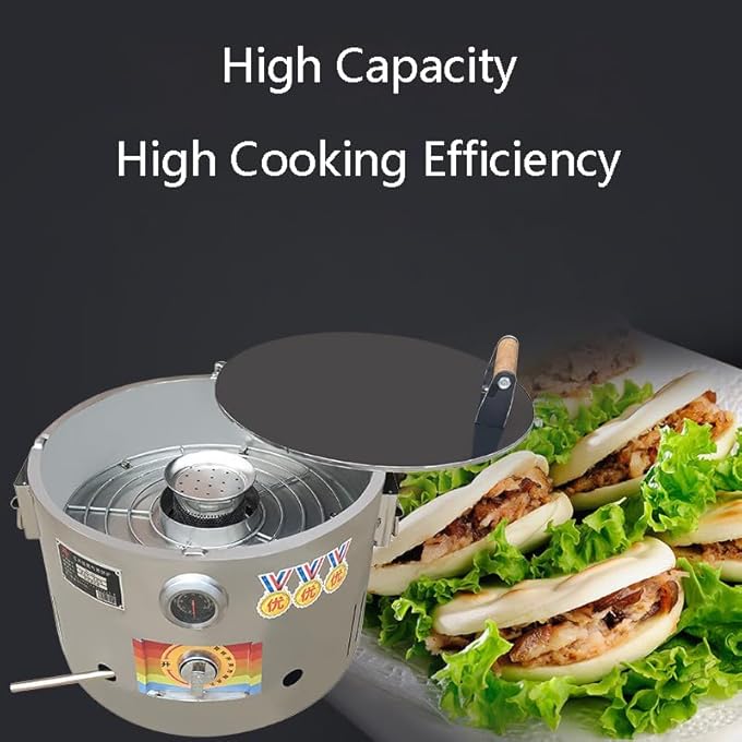 rayihni Commercial Biscuit Stove Gas Biscuit Filling Stove Steamed Bun Oven Infrared Stove High Efficiency Energy Saving Uniform Heating - Image 5