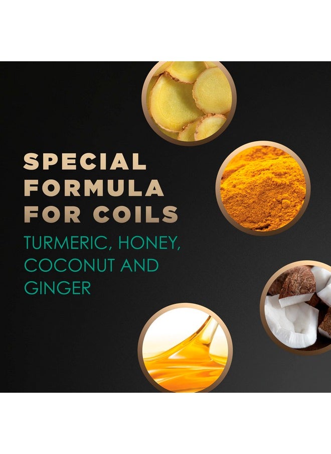 MY BLACK IS BEAUTIFUL - Defining Jelly For Curly And Coily Hair With Coconut Oil Honey And Turmeric Curl Defining Cream Curl Gel 10.1 Fl Oz - Image 1