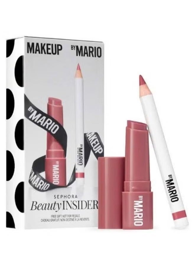 MAKEUP BY MARIO By Mario Mini Lipstick & Liner Set - Image 1