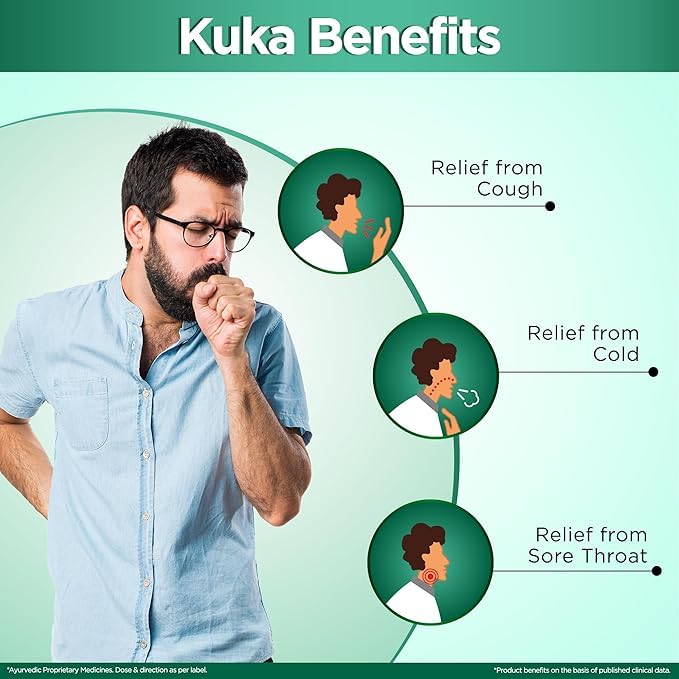 Multani Kuka Cough Syrup | Pack of 2 (200ml each) | Get Ayurvedic Relief Cough, Cold, and Throat Irritation. | For All Types Of Cold & Cough | Cough Syrup for Dry Cough | Goodness Of Tulsi, Pippali, Satpudina & Other Herbs - Image 3