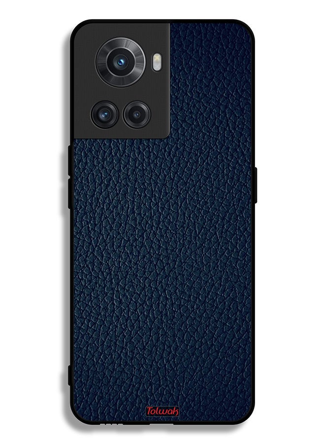 OnePlus 10R 5G Protective Case Cover Leather Pattern
