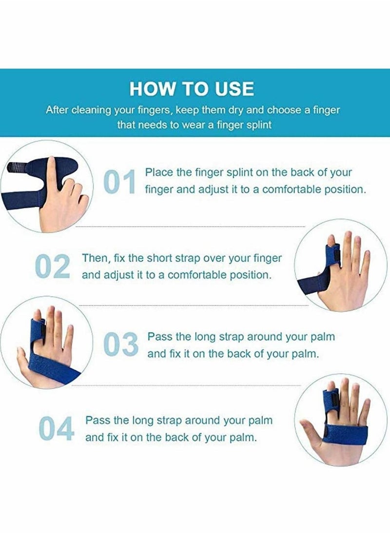 Generic Trigger Finger Splint for Alleviating Finger Locking, Stiffness- Tendon Release and Pain Relief from Stenosing Tenosynovitis- Bonus Fastening Tape (Left)  - Image 4