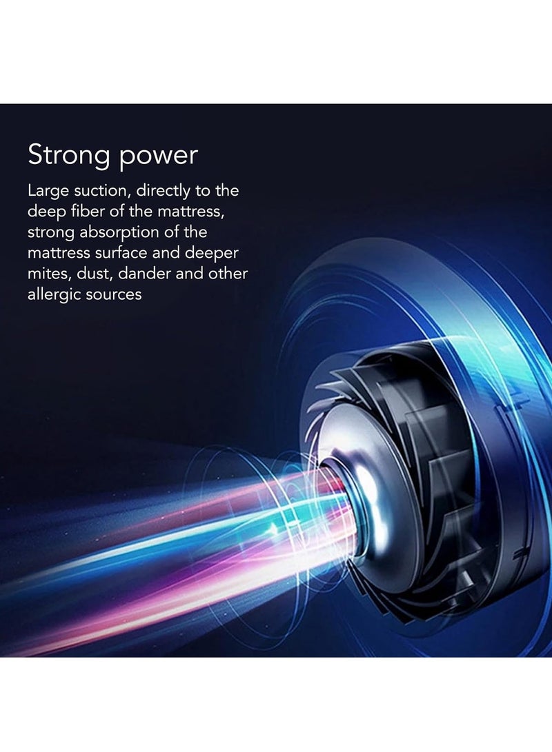 ELTRAZONE Mattress Vacuum Cleaner, 8000Pa Suction Mini Vacuum Cleaner, Cordless Handheld Car Vacuum Cleaner, Handheld Vacuum Cleaner Cordless Vacuum Cleaner for Home Use - Image 3