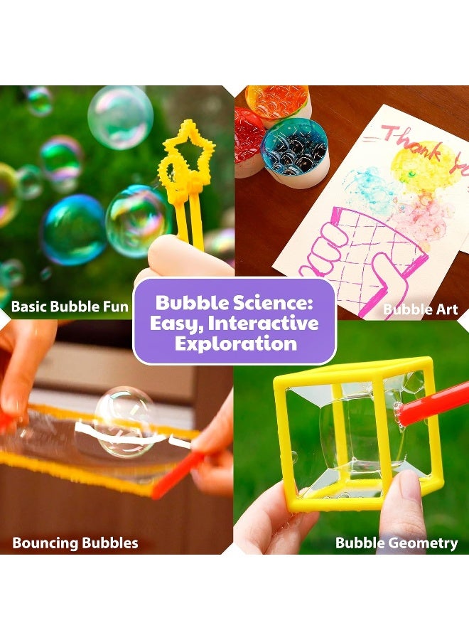 4M KidzLabs Bubble Science – DIY Science Kit with Bubble Blowers, Trays, and Recipes to Create Giant Bubbles and Bubble Tricks – Fun Educational STEM Activity for Kids Ages 8 and Up | 00-03351 - Image 3