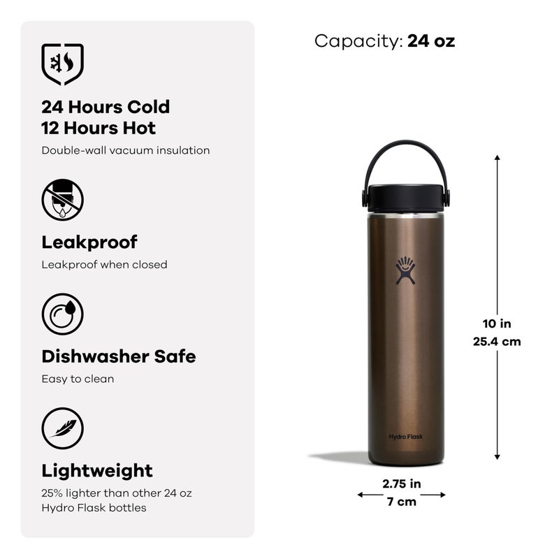 Hydro Flask 24 Oz Lightweight Wide Flex Cap Tourmaline - Image 2