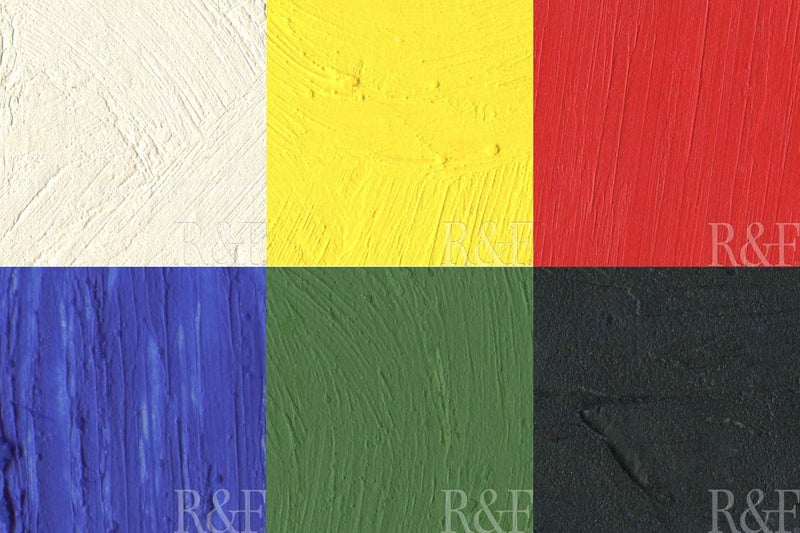 R&F Handmade Paints - Professional Oil Pigment Sticks, Opaque Set of 6 - Image 4