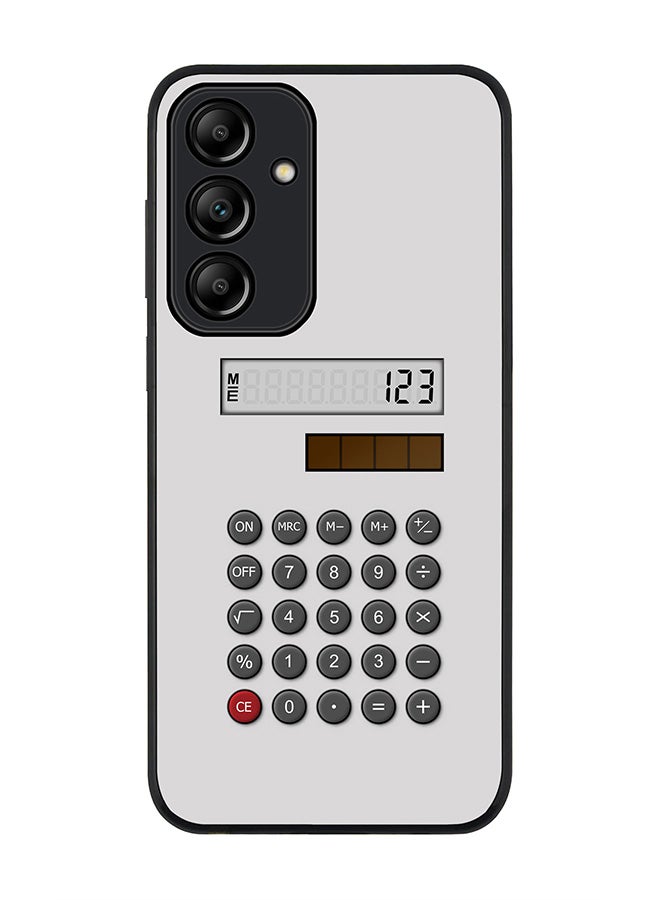 Stylizedd حافظة حواف سوداء متينة لهاتف سامسونج جالاكسي A55، حافظة مرنة رقيقة من المطاط ضد السقوط - كالك (أبيض) - Image 1