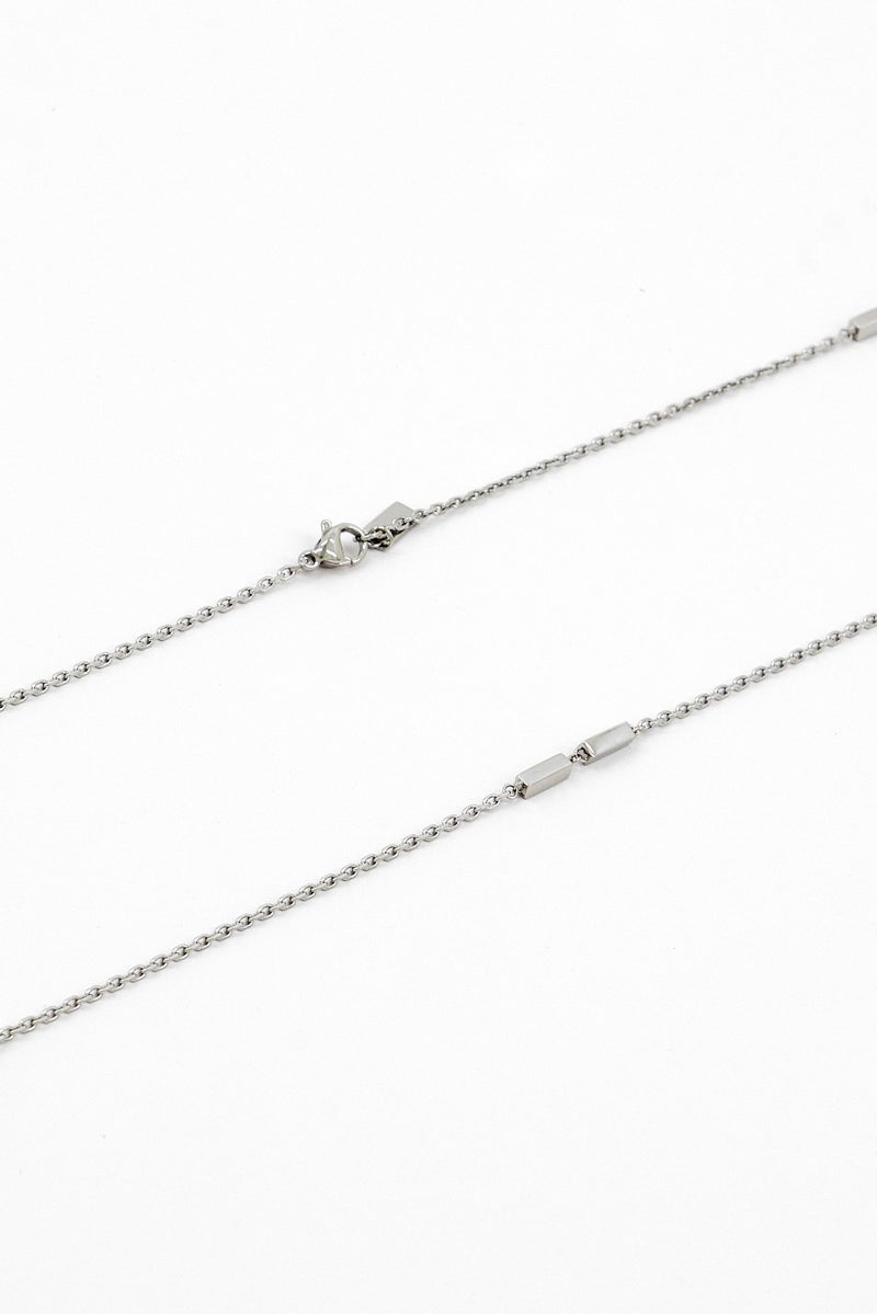 BOSS Women Stainless Steel Fashionable Necklace, Silver  - Image 3