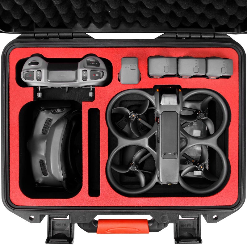 FPVtosky حقيبة FPVtosky الصلبة لطائرة أفاتا 2 مجموعة مقاومة للماء لحمل نظارات DJI 3 غير مناسبة لنظارات N3 جهاز التحكم عن بعد DJI FPV 3 ملحقات حقيبة فقط - Image 2