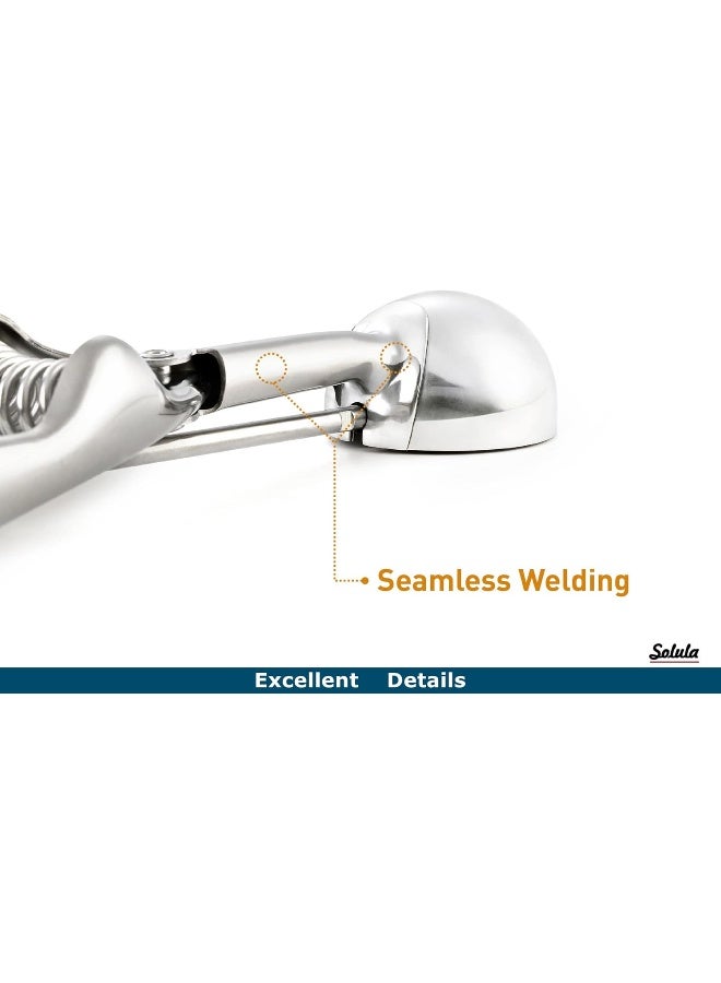 Solula Professional 18/8 Stainless Steel Small Cookie Scoop, 2-YEAR Warranty - Image 5