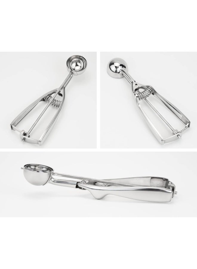 Solula Professional 18/8 Stainless Steel Small Cookie Scoop, 2-YEAR Warranty - Image 2