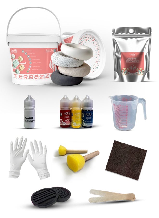Graffiti Resin - Terrazzo Graffiti Art for Beginners - Image 1