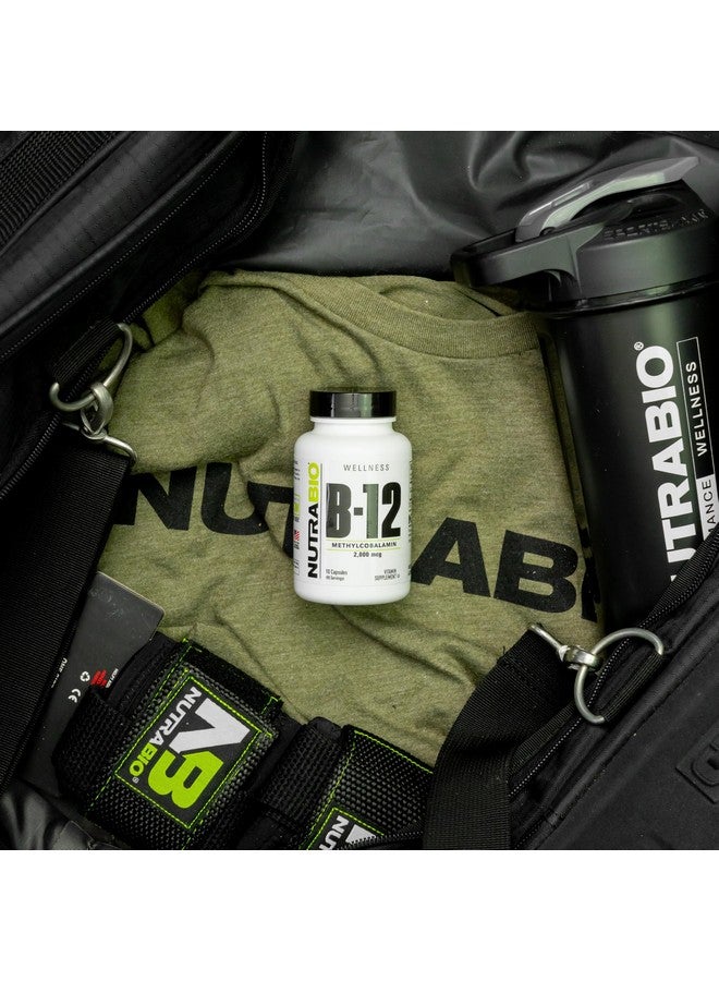 NutraBio مكمل فيتامين نوترا بايو ميثيل ب-12، 2000 ميكروغرام - يعزز صحة الخلايا والعافية، 90 كبسولة نباتية - Image 5