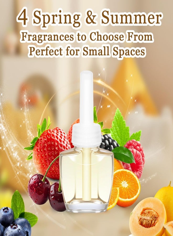 DERDUFT Plug In Air Fresheners for Home, 12ct - Black Cherry, Tropical Berries, Citrus, Honeydew Melon, Wall Plug in Refills, Summer Scents for Home, Compatible with Air Wick & Glade - Image 4