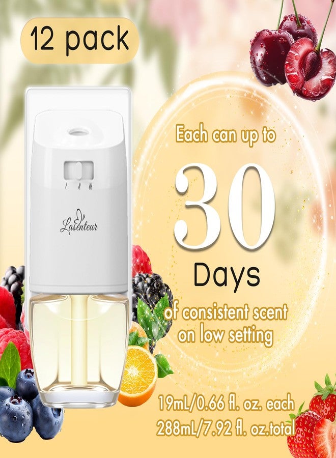 DERDUFT Plug In Air Fresheners for Home, 12ct - Black Cherry, Tropical Berries, Citrus, Honeydew Melon, Wall Plug in Refills, Summer Scents for Home, Compatible with Air Wick & Glade - Image 5