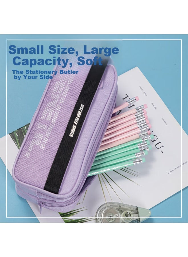Deli Student Pencil Case, Sports-Style Composite Multi-Purpose Large Capacity Stationery Box, Lightweight Pencil Case, Back-To Gift - Image 2
