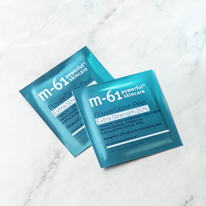 m-61 PowerGlow Peel Extra Strength 20% | Professional Strength Exfoliating Facial Peel With Advanced 20% Glycolic Acid - 8 Treatments - Image 4