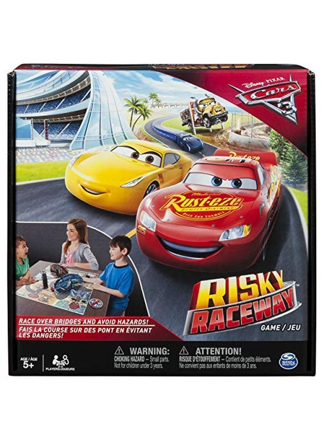 SPIN MASTER العاب سيارات 3 لعبة لوحة سباقات الخطر - Image 1