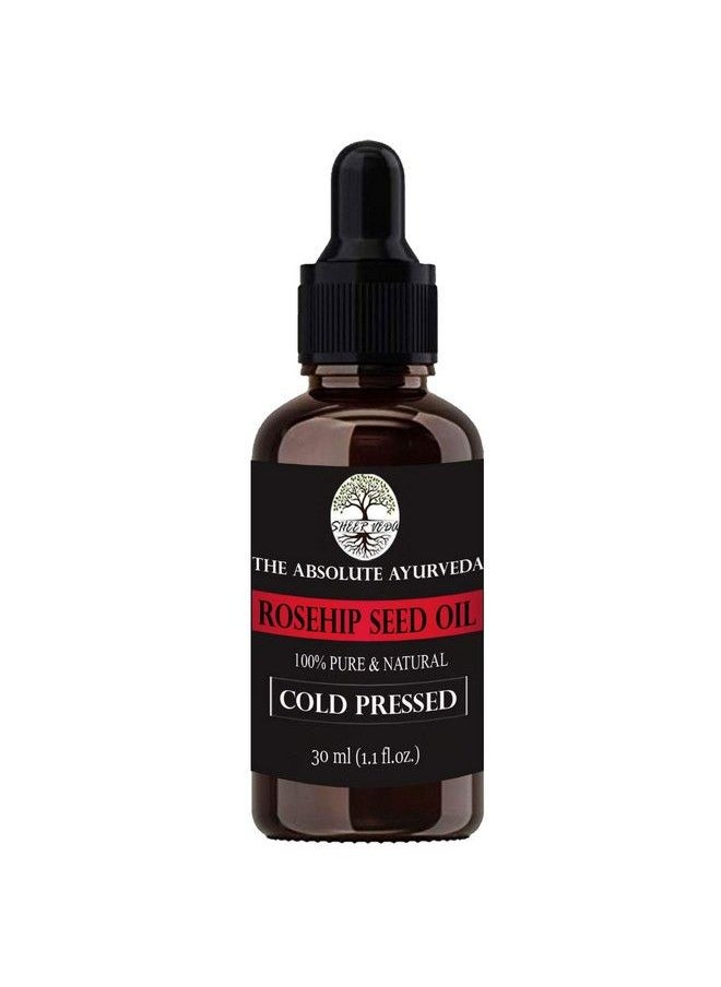 Sheer Veda - Rosehip Seed Oil For Face Skin And Hair. Pure Natural And Organic Cold Pressed 30 Ml - Image 1