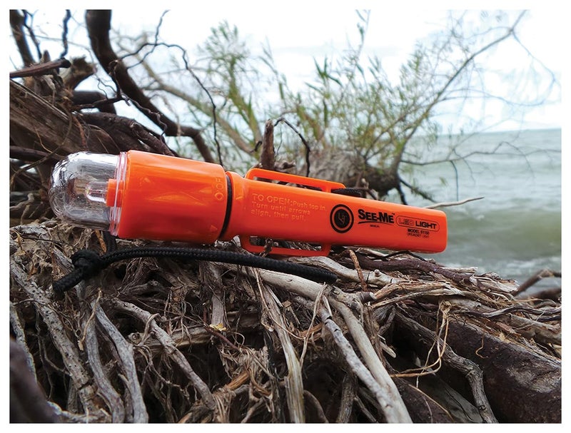ust See-Me 1.0 Waterproof 28 Lumen Safety Strobe LED Light for Emergency, Camping, Hiking and Outdoor Survival, Orange, One Size (20-51152-08) - Image 2