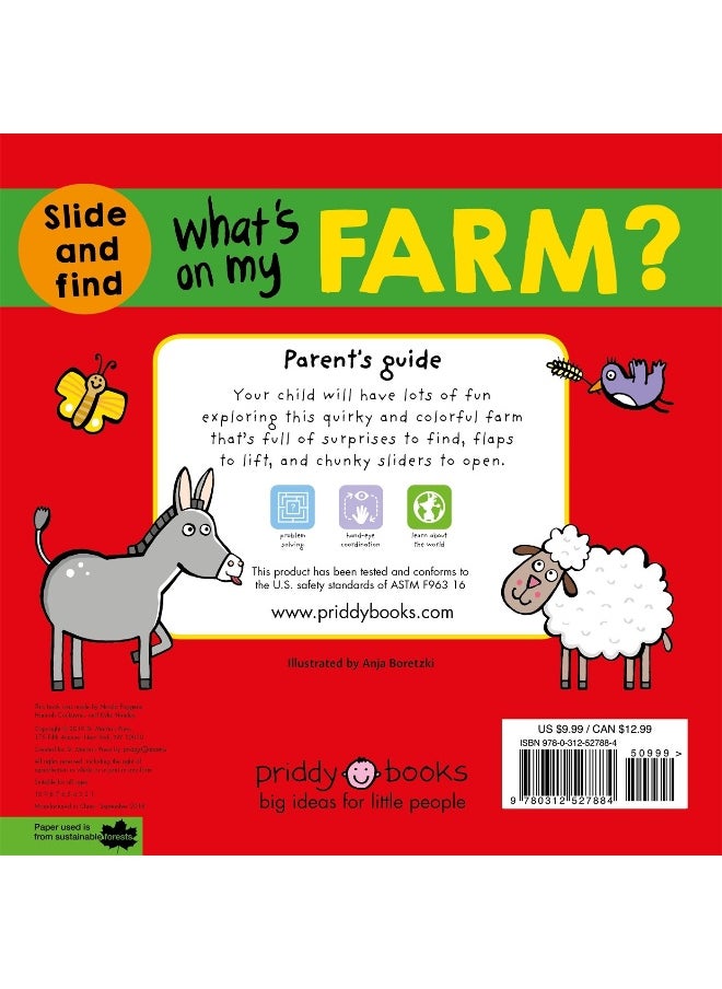 What's on My Farm?: A Slide-And-Find Book with Flaps  - Image 2