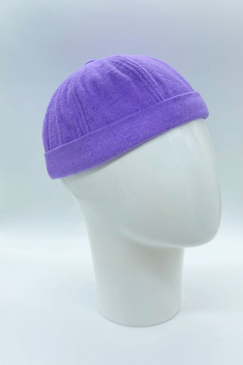 BE Hoope Winter Cashmere Retro Hip Hop Dockers Visorless Kipa Skullcap  - Image 1