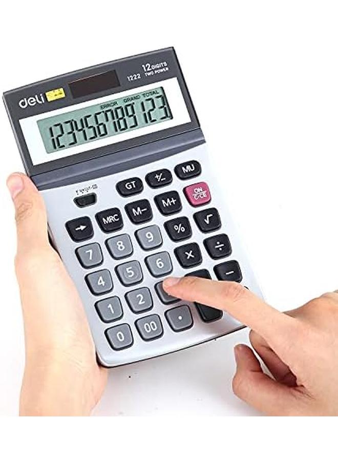Deli E1222 Calculator High Quality Lcd Display Screen For Clear Reading E1222 - Image 2