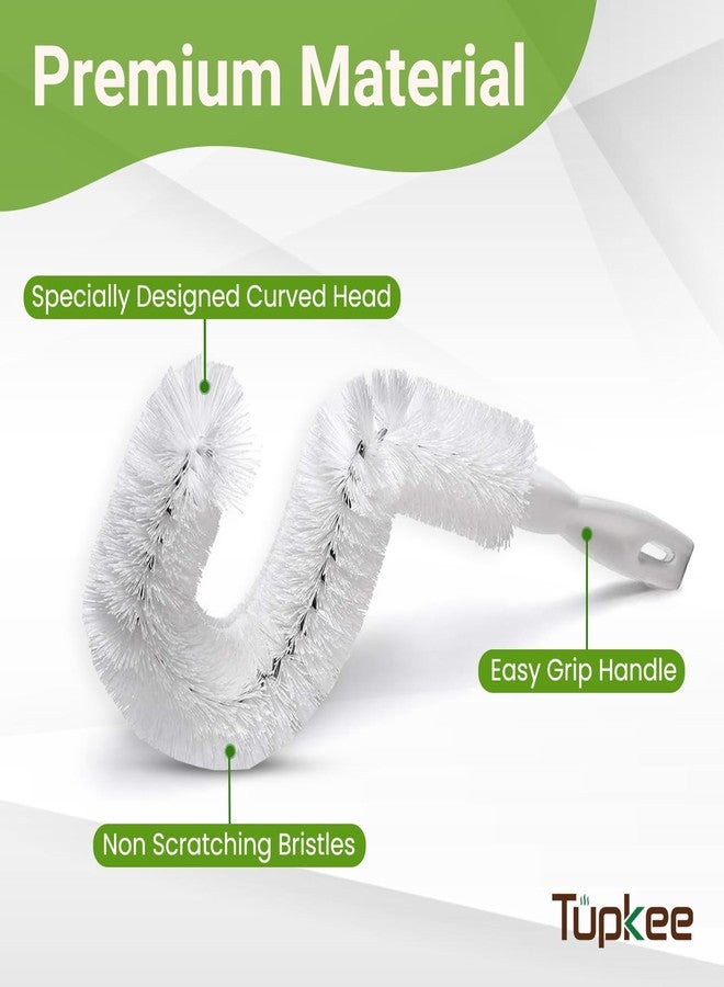 Tupkee Coffee Pot Cleaning Brush - Non Scratching, Long Lasting Bristles, Curved Coffee Decanter Cleaning Brush - Great for Offices and Restaurants - Image 5
