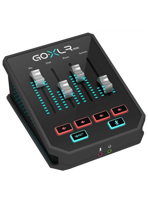 TC Helicon Go XLR Mini Online Broadcast / Streaming Mixer with USB Audio Interface