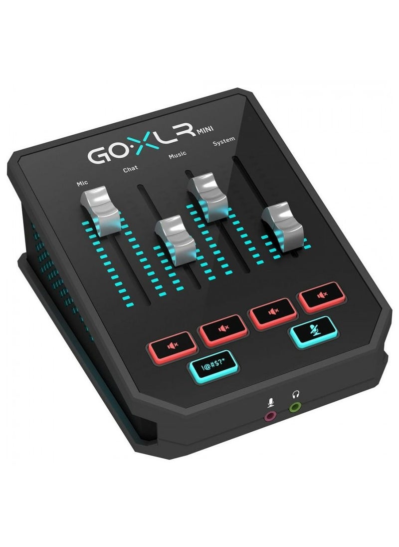 TC HELICON - TC Helicon Go XLR Mini Online Broadcast / Streaming Mixer with USB Audio Interface - Image 1