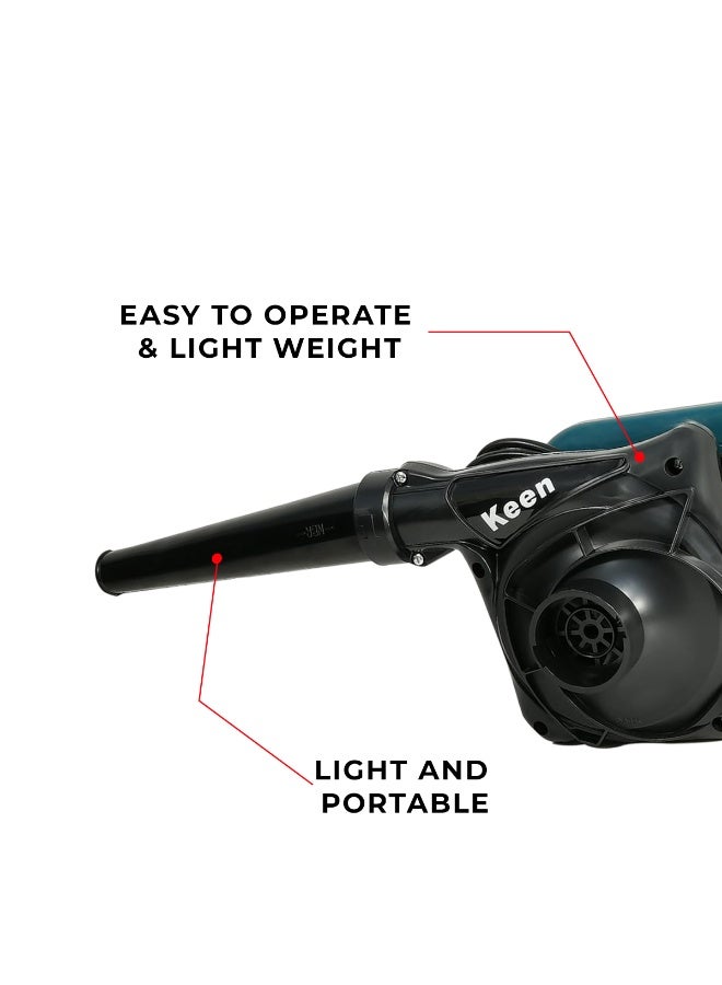 KEEN OS-603 Electric Blower 750W Professional Air Blower 16000RPM High Speed Dust Cleaner 3.8m³/min Air Flow 220-240V Portable Handheld Blower for Home Workshop Car Cleaning - Image 5
