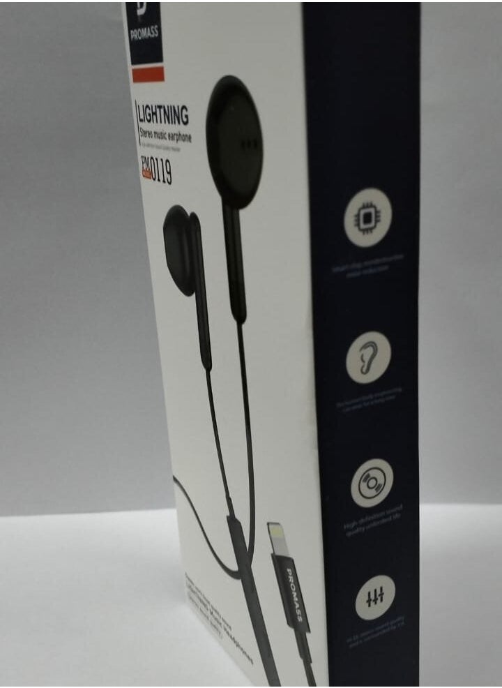 PROMASS - Classic Good Quality Sound Lightning Music Headphone. - Image 1