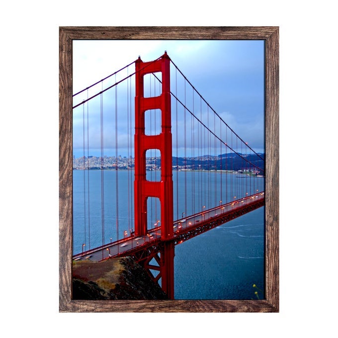 18X24 POSTER FRAME PICTURE FRAMES FOR WALL SINGLE BROWN