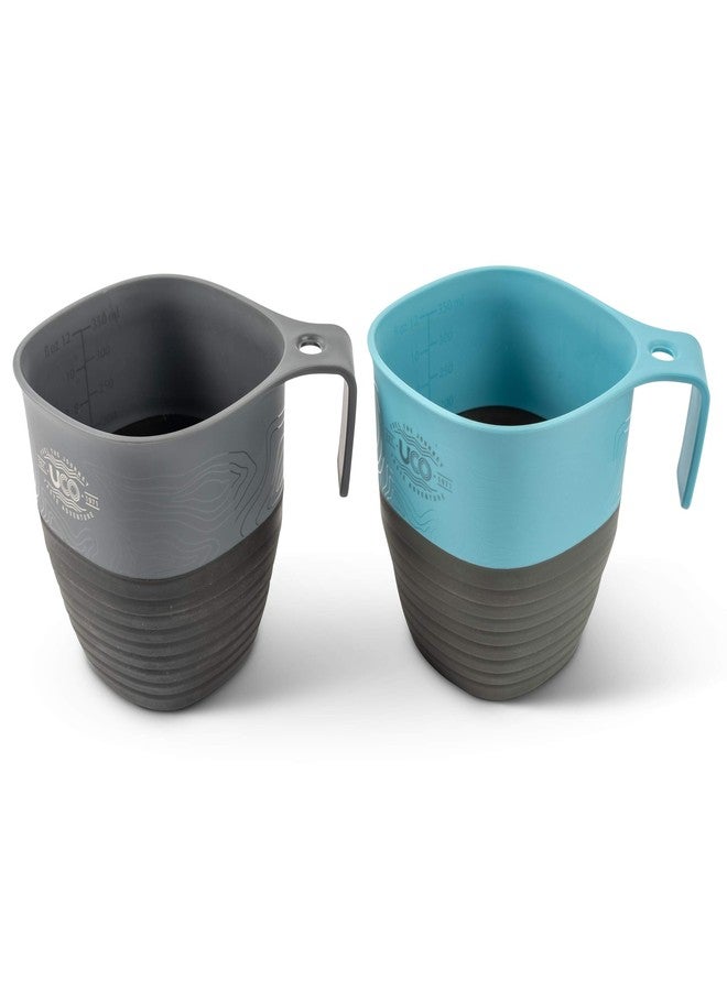 UCO Collapsible Cup for Camping, Backpacking, and Hiking, 12 Ounces (2 Pack) - Image 1