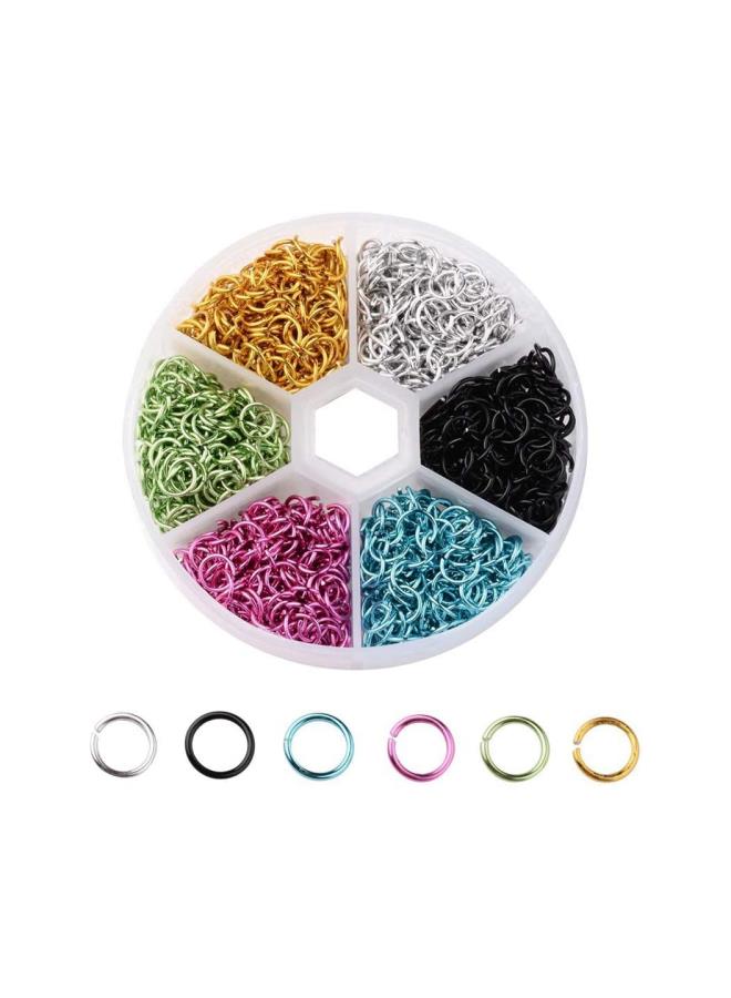 klarako 1080pcs Open Jump Ring for DIY Jewelry Making Accessories Connector Mixed Color  - Image 1