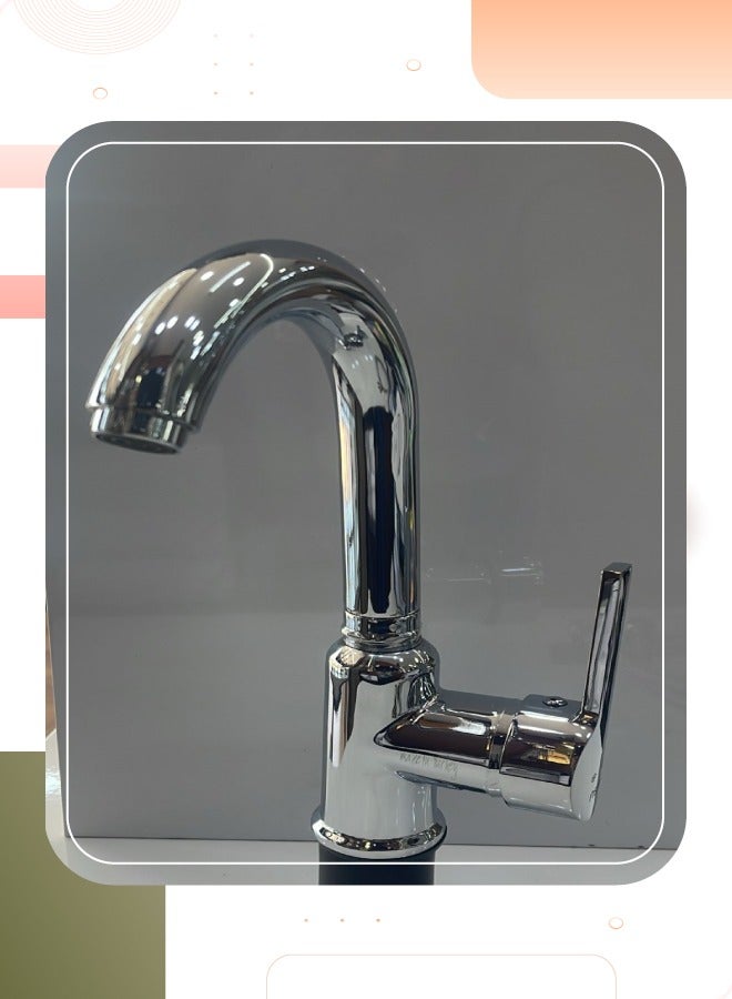 Turkish Single Lever Basin Mixer Model RY-04 - Image 1