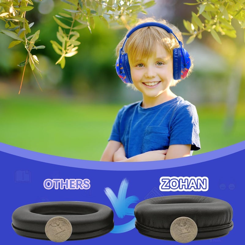 Zohan EM030 Kids Ear Protection, Noise Cancelling Headphones Ear Muffs for Autism Sensory, Safety Noise Reduction Hearing Protection for Monster Truck/Concerts/Fireworks/Air Shows - Image 4