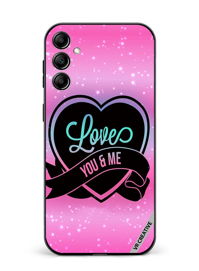 VR CREATIVE Protective Case Cover For Samsung Galaxy A34 Love You And Me Design Multicolour - Image 1