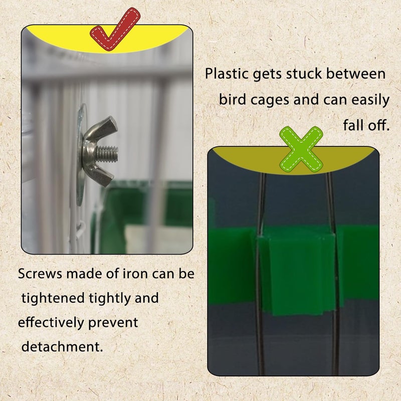 IBWell Automatic Bird Water Dispenser No Mess Parrot Feeder Automatic Bird Feeder Rabbit Watering System - Image 4