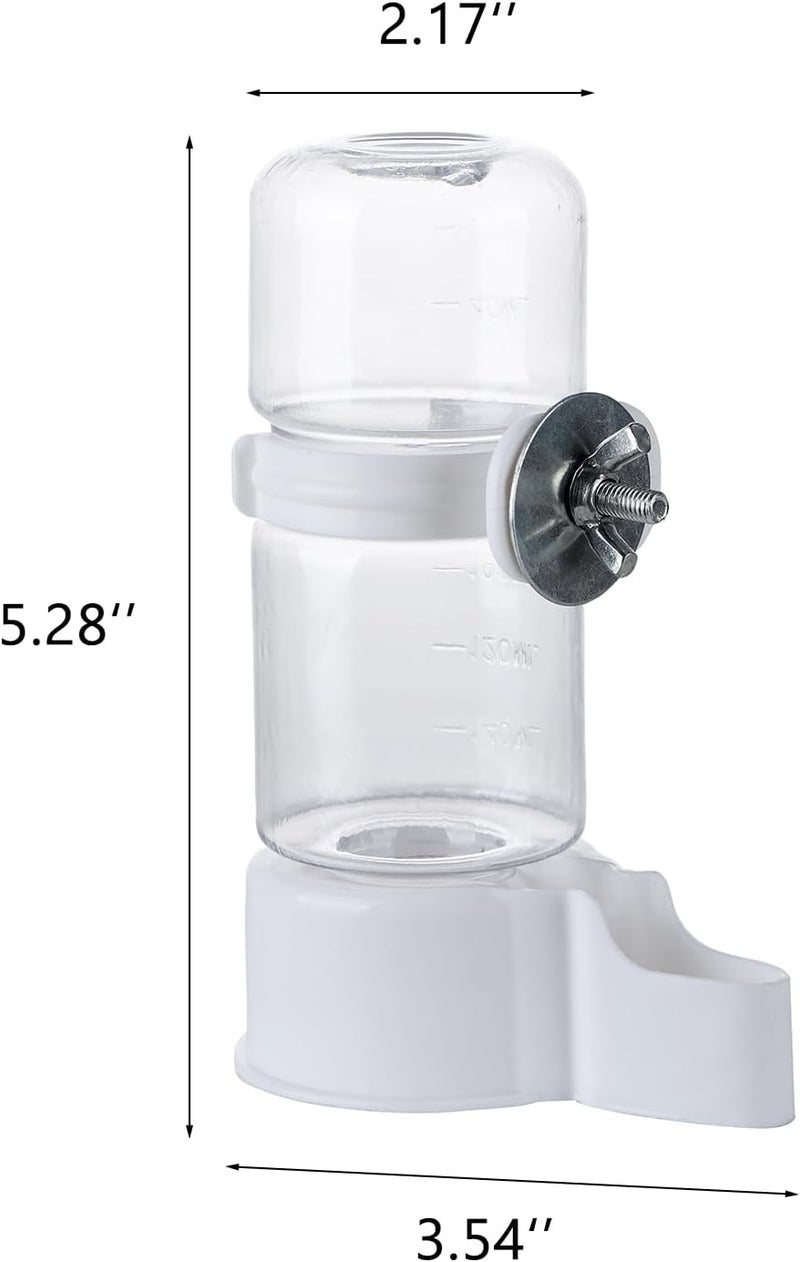 IBWell Automatic Bird Water Dispenser No Mess Parrot Feeder Automatic Bird Feeder Rabbit Watering System - Image 2