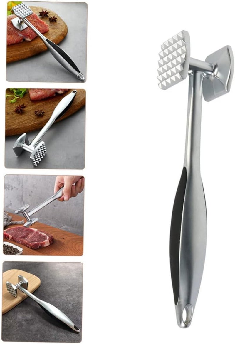 RoarCraft Meat Tenderizer, Dual-Sided Nails Meat Mallet, Meat Hammer Used for Steak, Chicken, Fish，Meat Pounder with Rubber Comfort Grip Handle, Meat Tenderizer Tool - Image 4