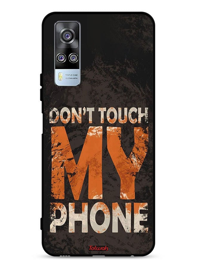 Tolwak vivo Y51 2020 Protective Case Cover Do Not Touch My Phone - Image 1
