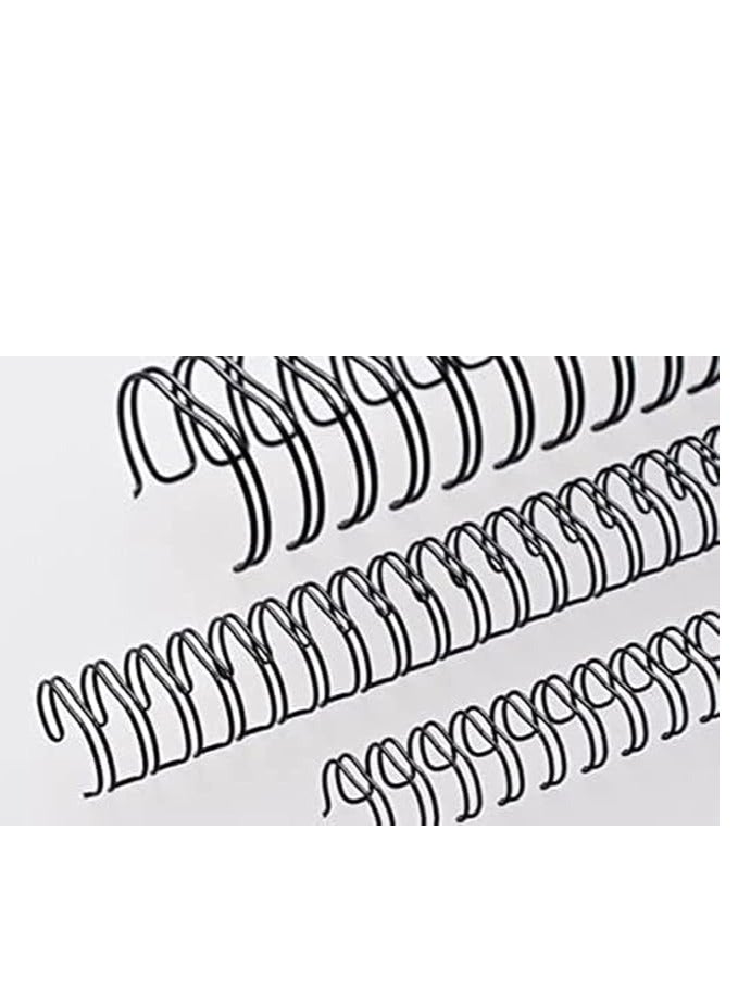RENZ Binding Wire A4 2:1 6.9mm 1/4" Black - 100pieces - Image 1