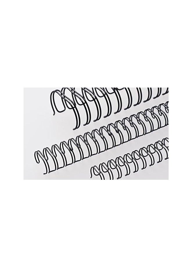 RENZ Binding Wire A4 2:1 6.9mm 1/4" Black - 100pieces - Image 2