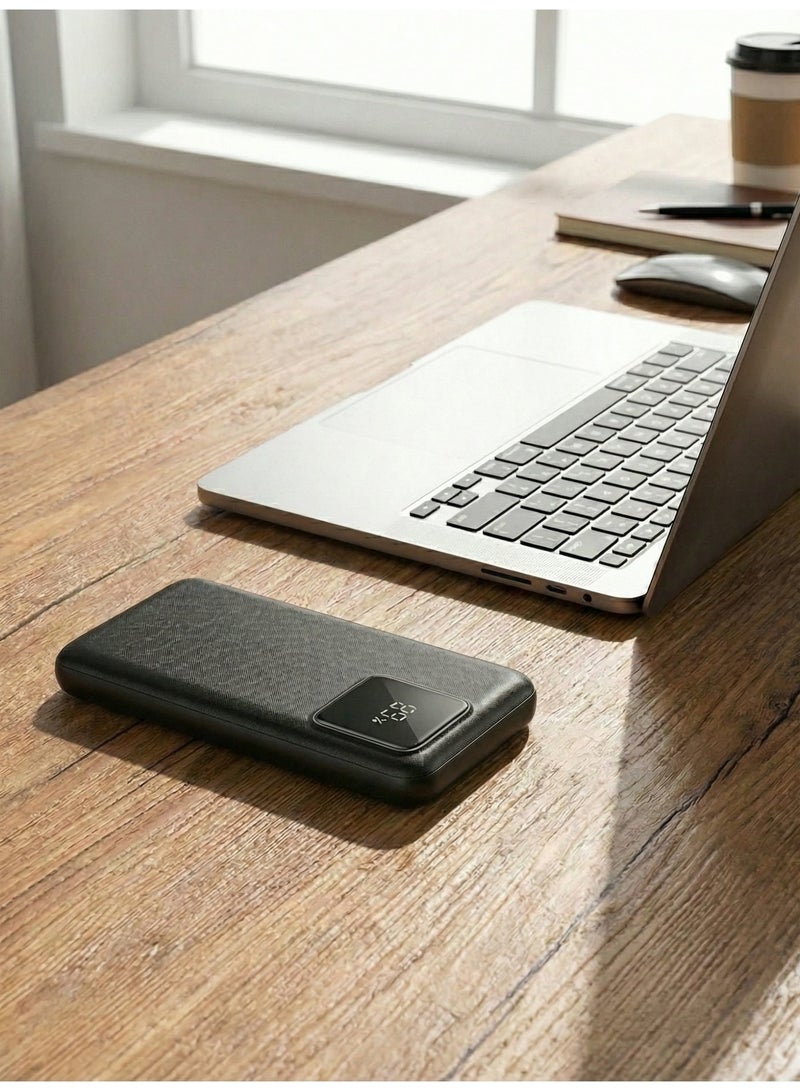 WELLTECH 10000mAh Power Bank Fast Charging Portable Charger USB-C Slim Battery Pack for iPhone Samsung Android Travel – Welltech JAZ30 - Image 4