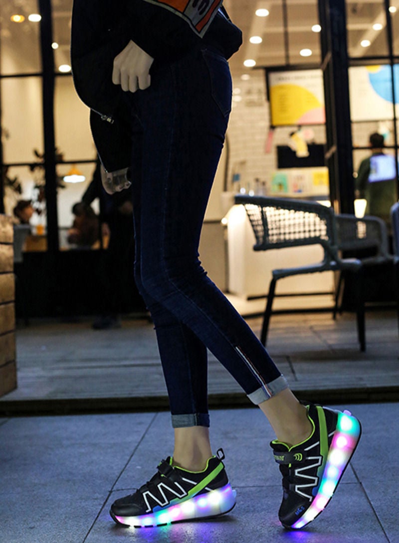 Kids Roller Shoes Boy Girl Sneakers with Wheels Become Sport Sneaker with Led for Birthday Children Show Gift - Image 4
